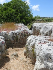 Nuraghi necropolis. Sardinia